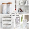 image:imagerabbitgoo Rainbow Window Privacy Film 354 x 787inches Glossy Marble Countertop Contact Paper 354 x 787inches