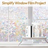image:imagerabbitgoo Window Privacy Film Rainbow Film 175 x 787 inches rabbitgoo Window Tint Kit