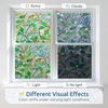image:imagerabbitgoo Window Privacy Film Rainbow Film Decorative Window Sticker 3D Static Stained Glass Cling Tint for Home Heat Control NonAdhesive Green Vines 354 x 785 inch