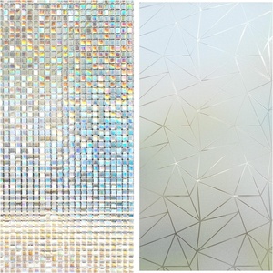 image:imagerabbitgoo Window Privacy Film Mosaic Rainbow Window Film 175 x 787 inches