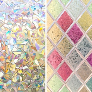 image:imagerabbitgoo Window Privacy Film Rainbow Film Decorative Window Sticker 175 x 787